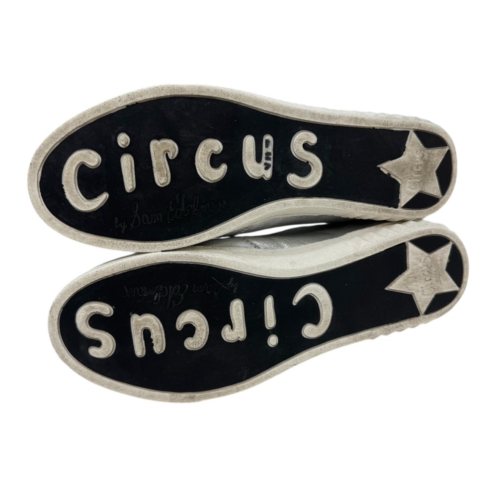 Circus by Sam Edelman Silver Slip-On Sneaker Later Alligator Statement Kidcore - Picture 5 of 16